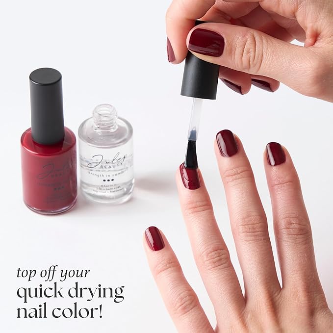 Julep Quick Drying Nail Color | Strength in Numbers | 3-in-1 Base Coat, Top Coat and Nail Hardener for Stronger, Longer-Lasting Wear