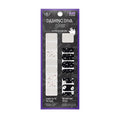 Dashing Diva Gloss Nail Strips - Ghostly Touch - UV Free, Chip Resistant, Long Lasting Gel Nail Stickers - 3-Piece Glow-In-The-Dark Manicure Set - Contains 32 Wraps, 1 Prep Pad, 1 File