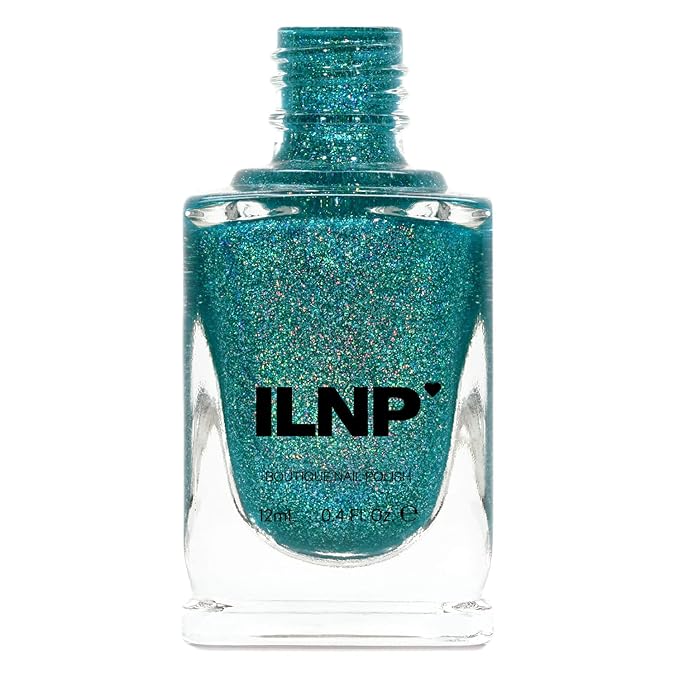 ILNP Harbour Island - Caribbean Blue Holographic Nail Polish