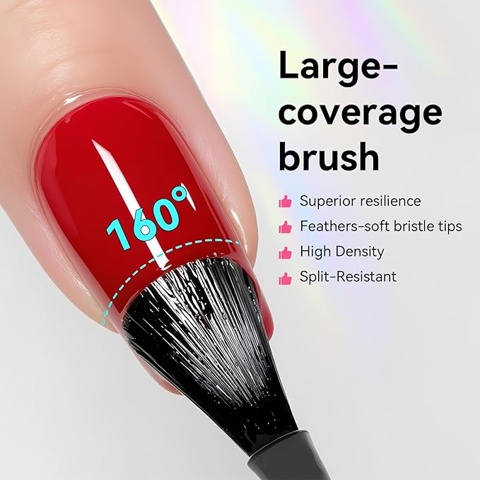 Makartt Matte Gel Top Coat, Soak Off No Wipe Long-Lasting Matte Finish Top Coat for Nail Art, Protective Seal with Smooth Velvet Texture for DIY and Salon Manicure, 10ml