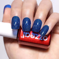 Glitter Gel Polish, 15ML Navy Blue Iridescent Glitter Gel Nail Polish Sparkle Shimmer Summer Rainbow Soak off LED UV for Art DIY Manicure