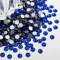 Flatback Glass Rhinestones,Bedazzler Gems 1440pcs Non Hotfix Crystal Rhinestones for Nail Charms Crafts Clothes Tumblers,Sapphire,SS16