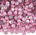 Blinginbox Rhinestones for Crafting,Flatback Rhinestones Glass Gems Stones Round Gemstones Non-Hotfix Crystal for Crafts Nail Decoration,Pink Fairy Crystal(3.8-4.0mm) SS16/1440pcs