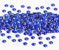 NCB 2880pcs Iron on Crystal Rhinestones Round Gems for Crafts Decoration DIY Jewelry Making (Sapphire, SS10 2.8mm)