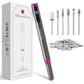 MelodySusie Pen-Shaped Ultra-Slim Cordless Nail Drill, PM170F 30000RPM Portable Rechargeable Electric File with LED Display for All Manicure, Nail Care, Shaping & Gel Removal for Advanced Home Use