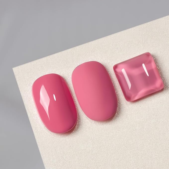 MAYCHAO 15ML Rose Bud Gel Nail Polish 1Pc Rose Red Green Gel Polish Soak Off UV LED Nail Polish Nail Art Starter Manicure Salon DIY at Home, 0.5 OZ