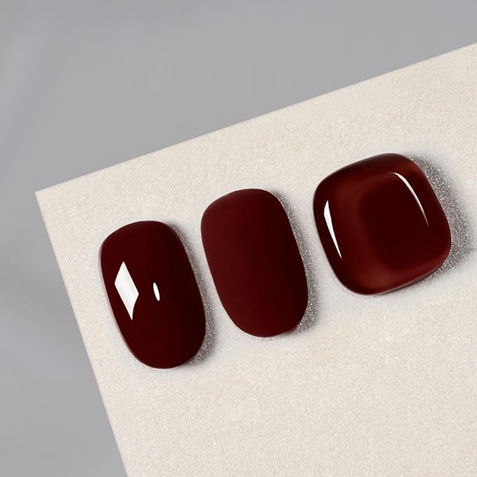 MAYCHAO 15ML Gel Nail Polish 1Pc Deep Cherry Red Nail Polish Soak Off UV LED Blood Red Nail Gel Polish Nail Art Starter Manicure Salon DIY at Home, 0.5 OZ