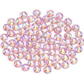 Novani Pink AB Rhinestones Glass Rhinestone for Crafts Flatback Crystals Gems and Rhinestones for Nails Art Makeup Face Clothes Shoes Decoration DIY(SS16, 1440pcs, Pink AB)
