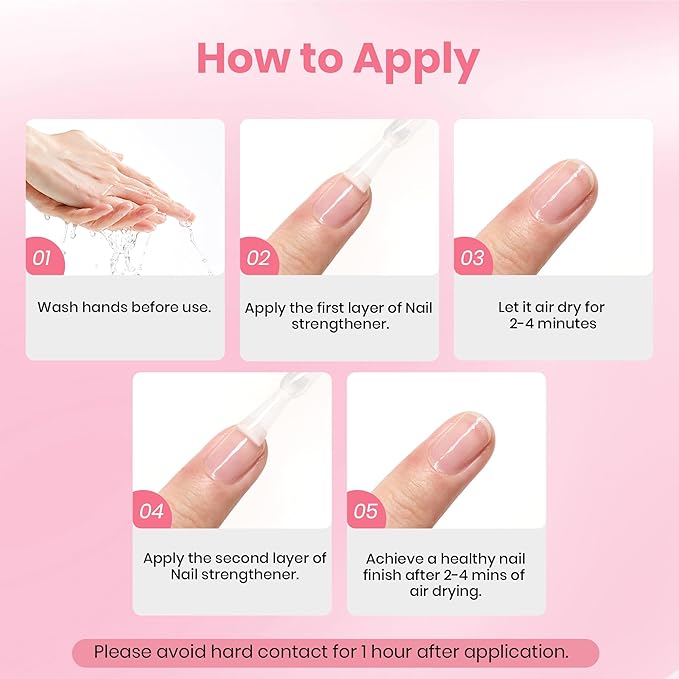 Beetles Bitter Nail Strengthener for Nail Biting - Air Dry Nails Biting Treatment Clear No Bite Polish for Weak, Thin and Damaged Nails Strengthener and Growth, Gently Discourage Bite 0.5 fl oz