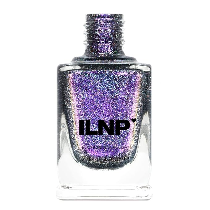 ILNP Pulse - Purple to Gold Color Kissed Ultra Holographic Nail Polish