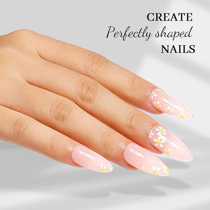 Nicedeco Builder Nail Gel 15ML Clear Base Gel 8 in 1 Strengthener Hard Gel Builder Extension Nail Art Design-009