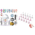 SAVILAND Solid Builder Nail Gel - 60g Large Capacity 3D Nail Gels Sculpting Gel SAVILAND 3 Set Essentials Nail Stand for Press Ons :Powerful Magnetic Nail Holder for Painting Nails Stand Fake Nail Sta