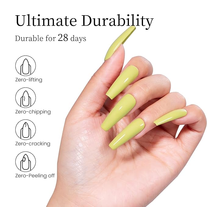 MAYCHAO 15ML Kiwi Green Gel Nail Polish 1Pc Fresh Greenery Gel Polish Soak Off UV LED Nail Polish Nail Art Starter Manicure Salon DIY at Home, 0.5 OZ