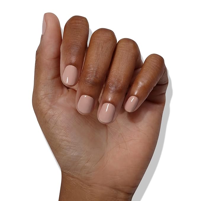 LONDONTOWN lakur Nail Polish - Chip-Resistant, Non-Toxic, Conditions & Hydrates Nails | Glossy Buff Nude, Pampas Beige, .40 fl oz