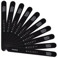 Makartt Nail File, 120/240 Grit Emery Boards for Nails, 10pcs Professional Washable Dual Sides Filer Kit for Medium Filing & Smooth Polishing, Pedicure Manicure Tools for DIY Home Salon Use