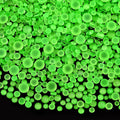 Blinginbox Flatback Glass Rhinestones,Bedazzler Gems 2880pcs Non Hotfix Crystal Rhinestones for Nail Charms Crafts Clothes Tumblers,New Emerald Neon,Mixed SS6-20 of 0.07-0.18in
