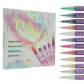 12 Colors Nail Art Pens Set with Fine 0.5mm Tips, Quick Dry Nail Polish Markers for DIY Home Salon Manicure, Professional Nail Art Tools Kit for Adult Beginners and Nail Technicians