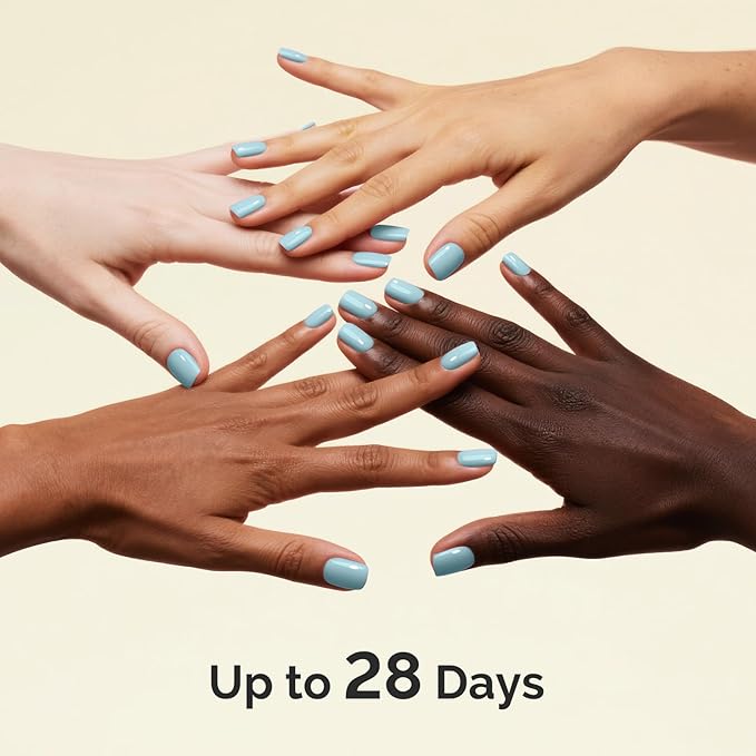 MelodySusie Highly Pigmented Gel Nail Polish, 0.56 Fl Oz Soak Off UV LED Blue Gel Polish, Plant-Based Formula, 16.5ml Tilt-and-Stand Bottle, TPO & HEMA Free, Gift for Nail Art at Home & Salon