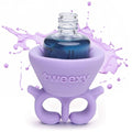tweexy Wearable Nail Polish Holder Ring - Nail Polish Bottle Holder for Easy Application | Perfect for Fingernail Painting, Manicure & Pedicure | Nail Polish Accessories (Lilac Dreams)