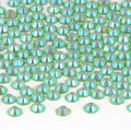 144 Pieces SS30 Peridot AB Hotfix Rhinestones Flatback Round Crystal Glass Rhinestones Gems for Crafts Nail Face Art Clothes Shoes Bags DIY