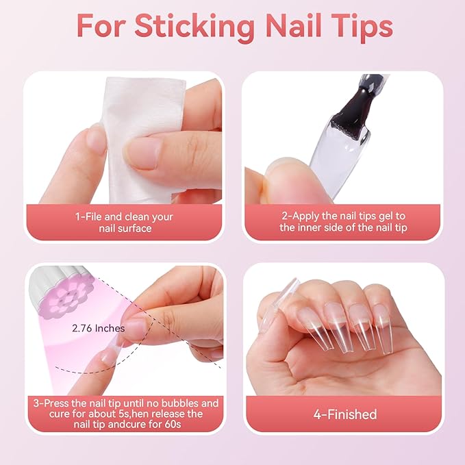Makartt UV LED Nail Lamp - Gooseneck 34mW/cm² Flash Cure Lamp Rechargeable UV Light for Gel Nails with 4 Times & Auto Sensor USB Cordless Fast Curing Nail Art Design for Salon Home DIY (White)
