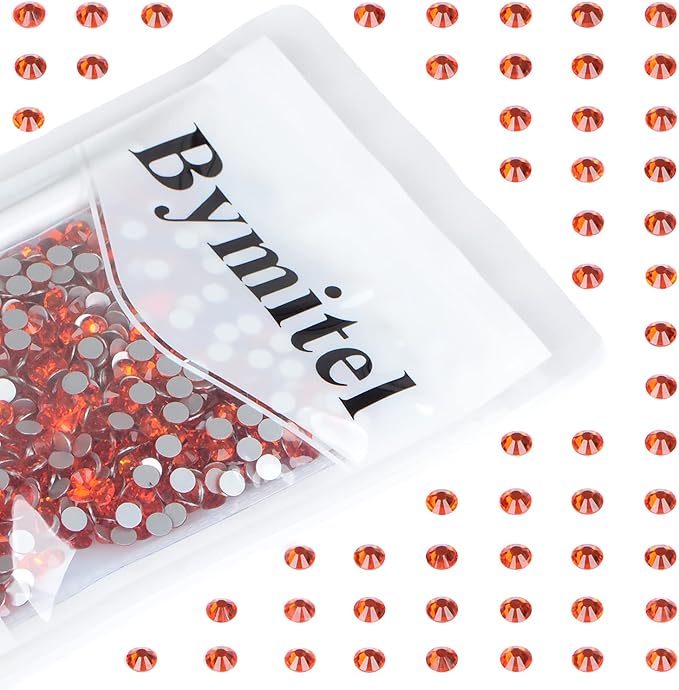 1440PCS Art Nail Rhinestones Non Hotfix Glue Fix Round Crystals Glass Flatback for DIY Jewelry Making with one Picking Pen (ss20 1440pcs, Hyacinth)