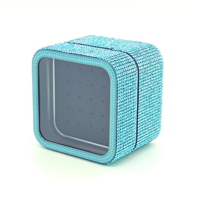 Nail Drill Bits Holder Case- 30 Holes Dustproof Rhinestone Nail Bits Box Efile Displayer Organizer Container for Manicure Tools