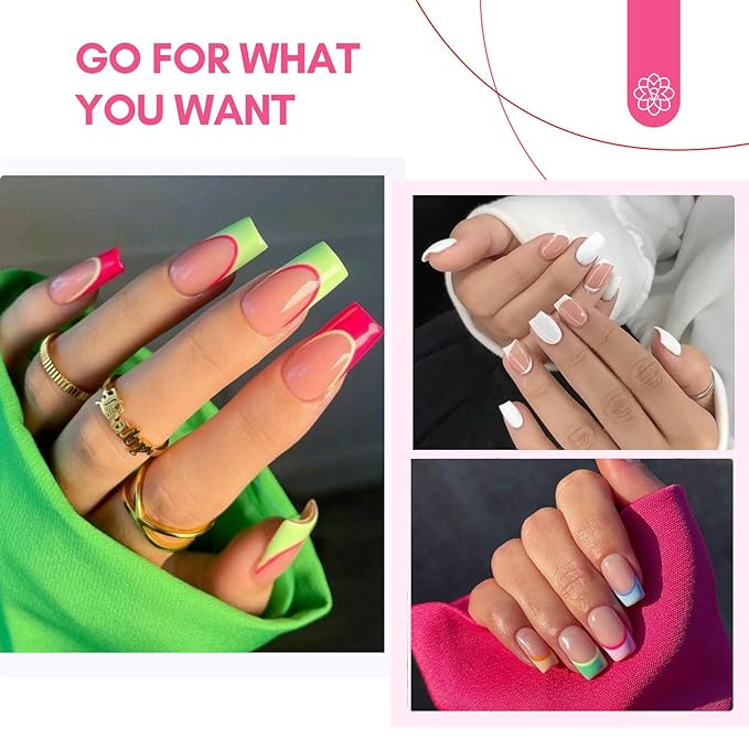 SAVIALND Gel Nail Art Polish Set: Nail Art Pens Markers Gel Liner Nail Art Polish Set Paint Set with White Red Silver Gold Nail Painting Drawing for Line Pulling Nail Polish Drawing