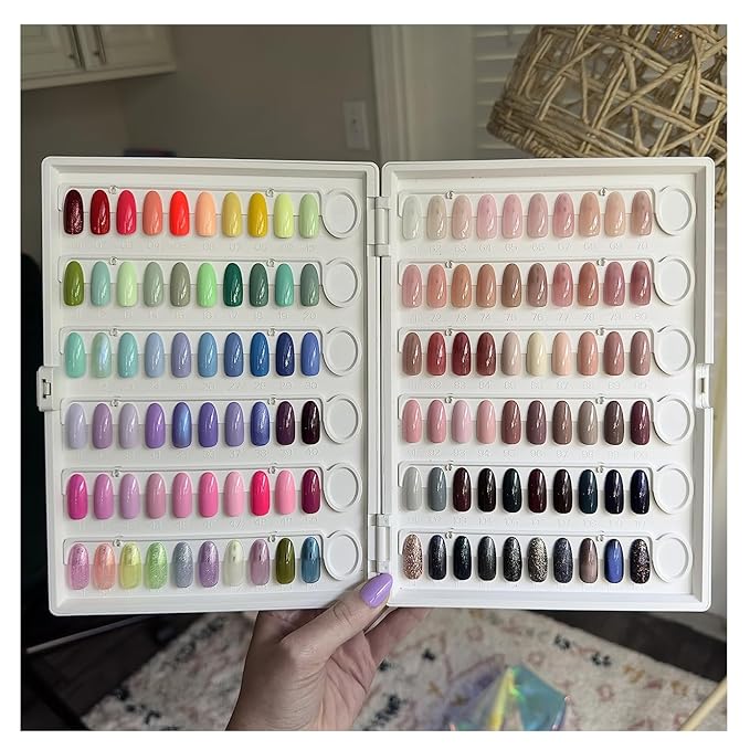 Clear Replacement Nail Tips for C9 C10 Nail Color Display Swatch Book (Transparent)