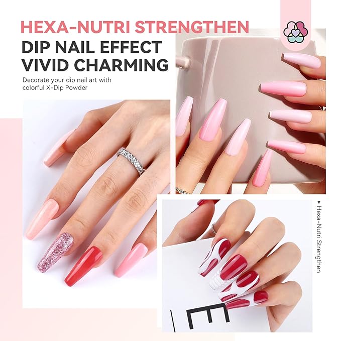 SAVILAND Dip Powder Nail Kit with Drill: 20 Colors Winter Nude Pink Red Keratin Dip Nails Powder Starter Kit with Dip Base Activator Top Coat Brush Saver French Manicure Art Home DIY Christmas Gift