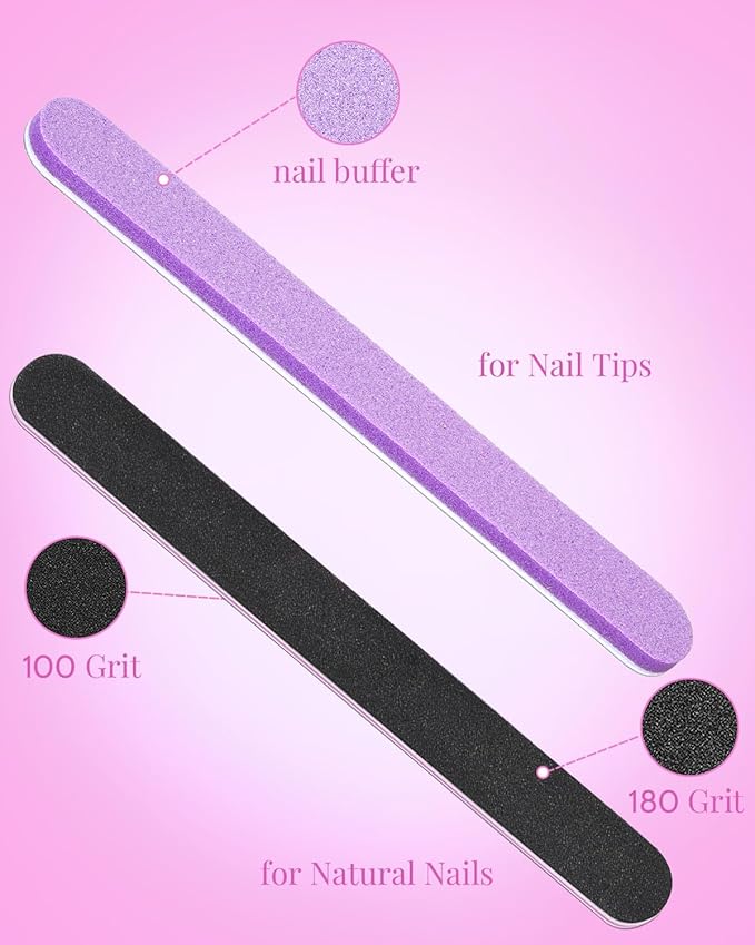 480 Pcs Extra Short Almond Nail Tips, Half Cover Square Nail Tips, 2 Shape Clear Short Fake Nails with Glue, Pre Shape Acrylic Nails with Files and Cuticle Fork for Salons and Home DIY