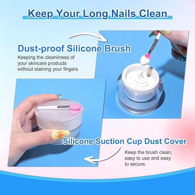 Long Nail Helper Tool|Raised Button Keyboard, Jewelry Grabber Tool, Bracelet Helper, Card Grabber, Silicone Lip Brushes – Ideal Gift for Women with Long Nails