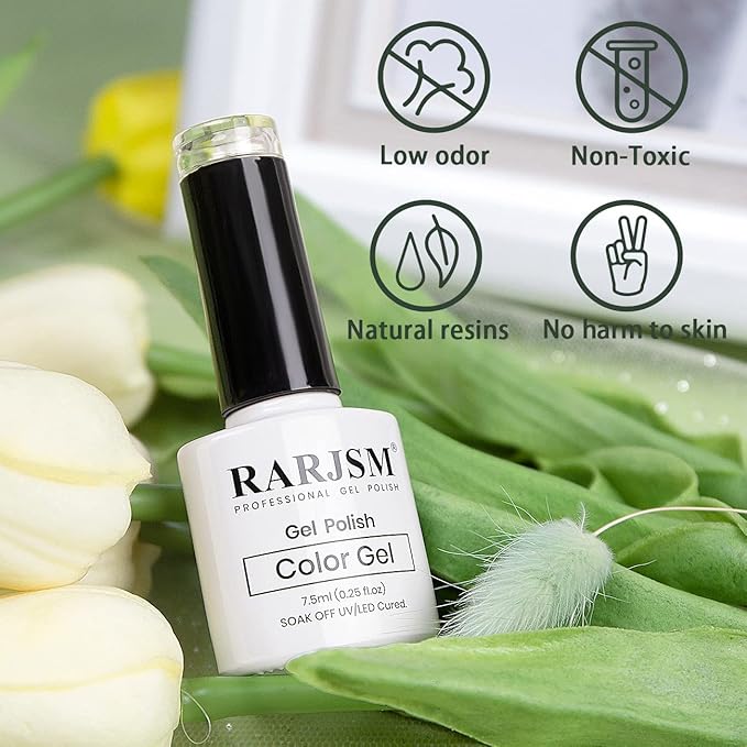 RARJSM Glitter Gel Nail Polish Light Green Flash Gelpolish Sparkle Shiny Gel Nail Art Varnish Manicure Refletive Diamond Nailgel For Salon Home DIY U V L E D Curing Required 7.5ml