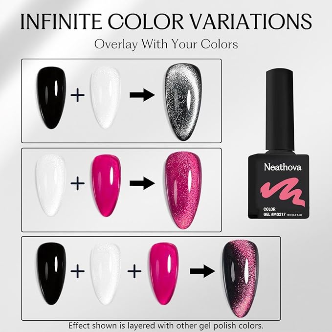 15ML Gel Nail Polish Pure Sheer Same Color Same Bottle Soak Off Gel Polish Art Manicure Salon DIY at Home for Women (White Moonlight) 1PCS