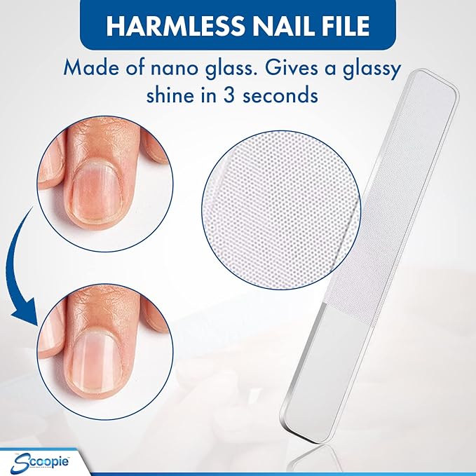 Nail Clippers for Men and Women, Toenail Clippers and Fingernail Clipper, Includes Nano Fiber Nail File, 15mm Wide Jaw Stainless Steel Nail Clippers for Adults, Manicure and Pedicure Set (Black)
