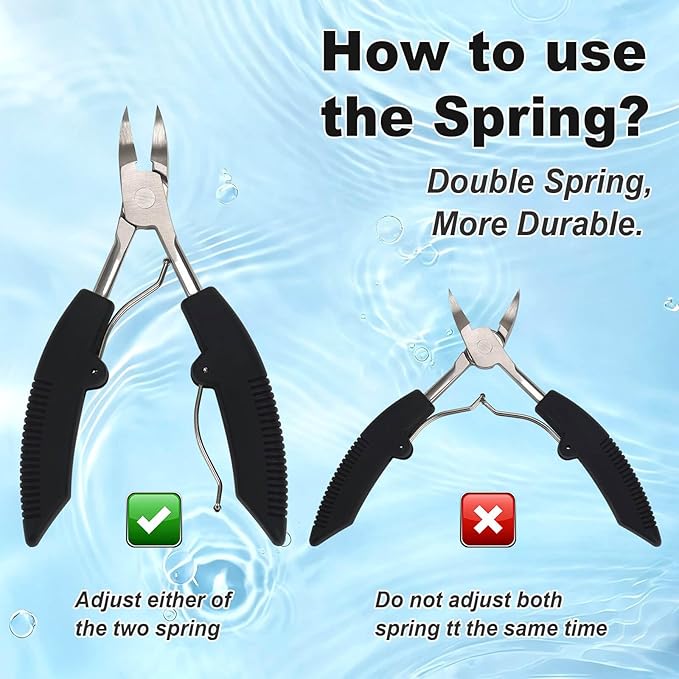 Ingrown Toenail Clippers, Professional Stainless Steel Toe Nail Clippers, Professional Toenails Trimmer for Thick Nail & Ingrown Toenails, Heavy Duty Pedicure Tools.