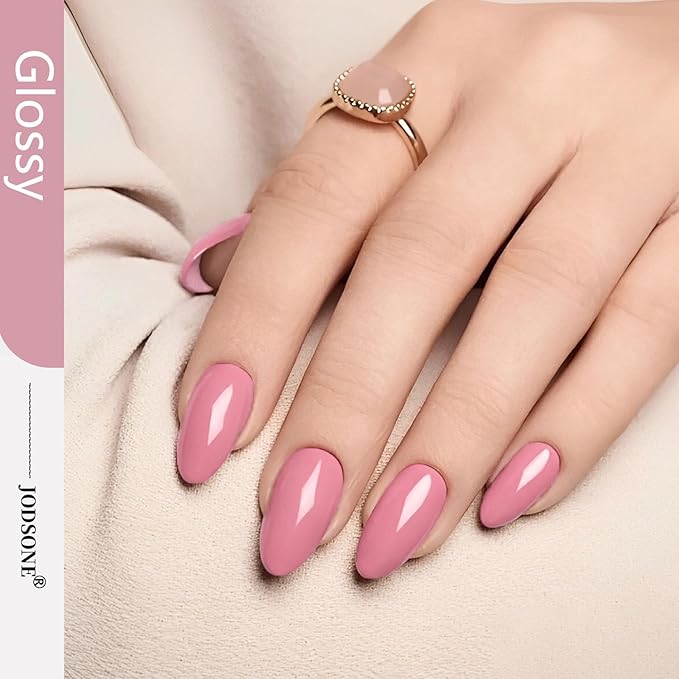 JODSONE 16.5ml Gel Polish Dusty Roses Gel Polish Nail Soak Off U V Nail Lamp Art Manicure Salon DIY Home Solid Color Gel Gift for Women Girls