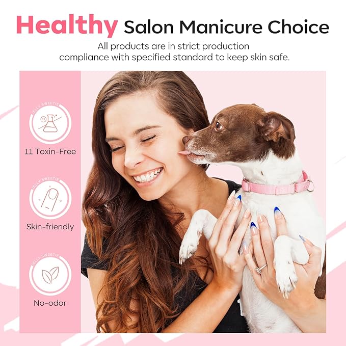 modelones Poly Nail Gel Set, 6 Colors Jelly Nude Pink Poly Extension Gel Transparent Nail Enhancement Set Sheer Builder DIY Manicure Design Spring Summer Home Salon