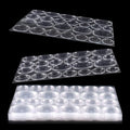 Allstarry 288pcs (12 Sheets) Nail Adhesive Tabs - Large Size, Waterproof, Breathable, Double-Sided, Super Sticky, Transparent, Flexible for Manicure