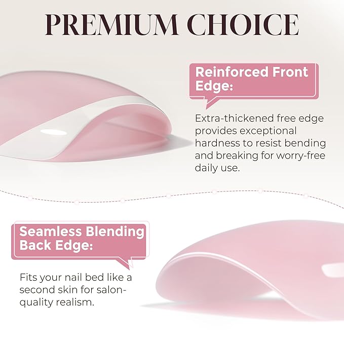 UNA GELLA Press On Toenails Short: Pink French Square Soft Gel Toe Nail Press Ons Kit with Adhesive Tabs Glue on Nails, 16 Sizes - 32Pcs Reusable Short Fake Toenails Kit, Gift for Women Girls