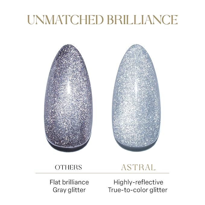 APRÉS Astral Gel Color Set, 3 Colors, HEMA-Free & TPO-Free Salon Quality Nail Gel Polish Trio Bundle (Astral Shimmery Cat Eye, Set 3)
