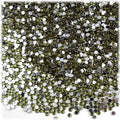 The Crafts Outlet 5,000pc Rhinestones Round 2mm Tiny for Nails - Flatback Olive Green