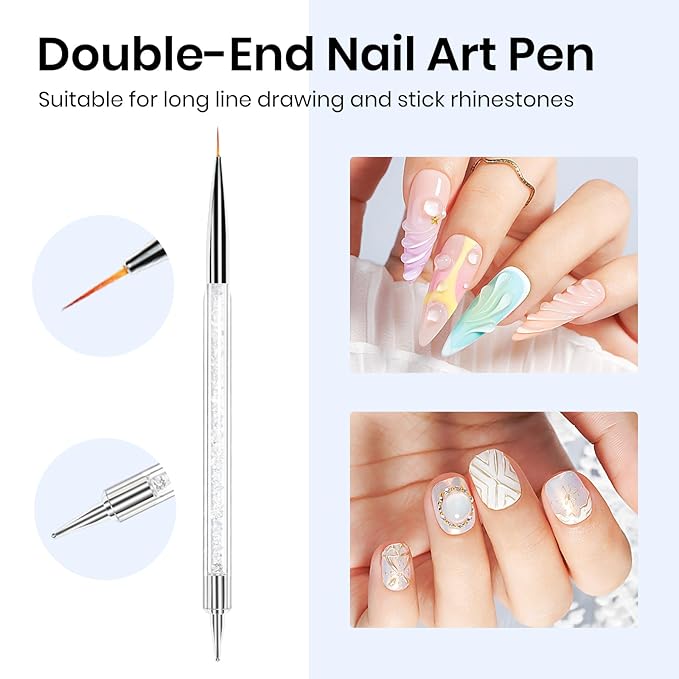 MIZHSE 3D Nail Gel and 3D Painting Gel - 3D Nail Art Sculpting 15g No Wipe U V Soak Off Gels Polish DIY Home for Drawing, Sculpture and Decoration