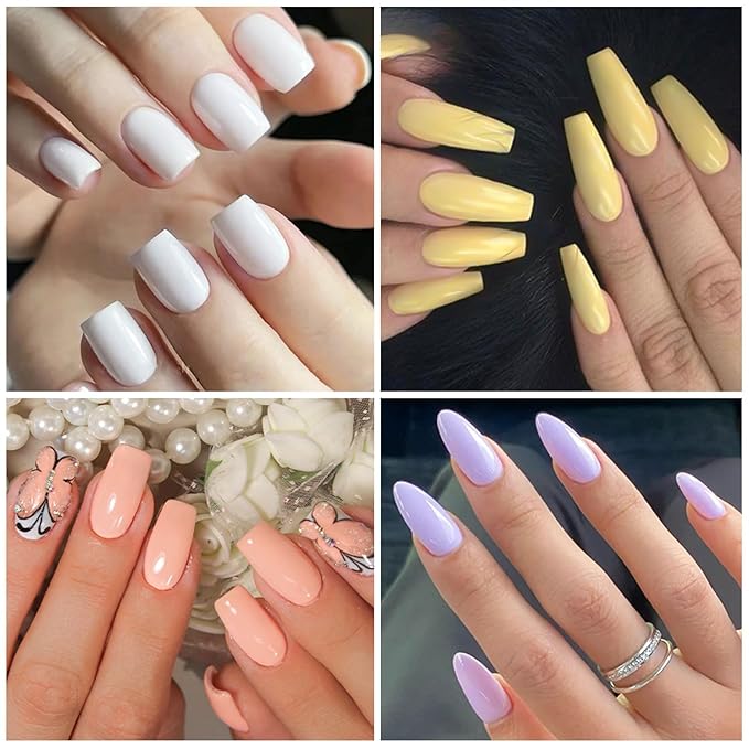 MTSSII 15Pcs Gel Nail Polish Set 6 Colors Nude Gel Polish + 3Pcs Poly Nail Gel Poly Extension Gel for Nail with Slip Solution, Dual-Ended Brush, Nail File Manicure Kit