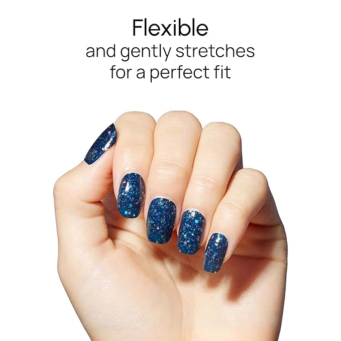 Color Street Oceans Apart Glitter Nail Strips