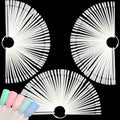 150 Tips Natural Nail Swatches Sticks Nail Art Supplies for Nail Art Polish Display and Home DIY, Nail Sample Practice Tips Color Board Art Accessories with Ring