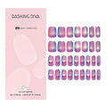 Dashing Diva Glaze Effects Nail Strip Set - He's Cuter in Person - Long Lasting, Chip Resistant, Semi-Cured Gel Nails - 4-Piece Manicure Set with 32 Strips