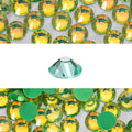 Novani 3000 Pieces Flatback Rhinestones Glass Round Gems F-Green Crystals for Nail Art DIY Crafts Clothes Shoes,SS20,4.6-4.8mm