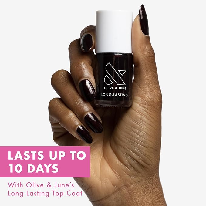 Olive & June Long Lasting Nail Polish | Plump Gel-Like Finish No Lamp Needed |Lasts up to 10 days|Salon-Quality Color at Home|15-Free, Vegan & Cruelty-Free Chip-Resistant Shine|To me, you are perfect