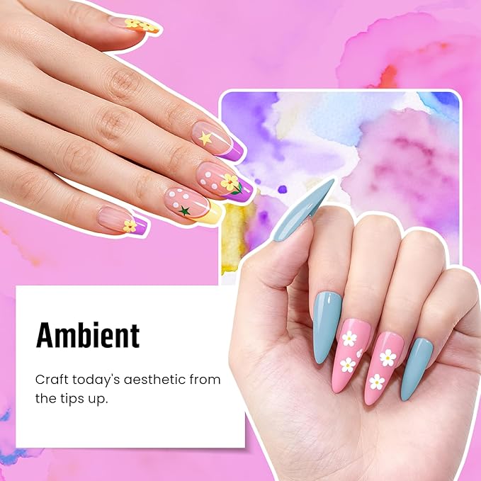 PHOENIXY 58 PCS Gel Nail Kit, 40 Colors Gel Nail Polish Kit with U V Light and Drill 5 Pcs Base Glossy Matte Glitter Top Coat White DIY at Home Nail Salon Art Kit Gift for Women